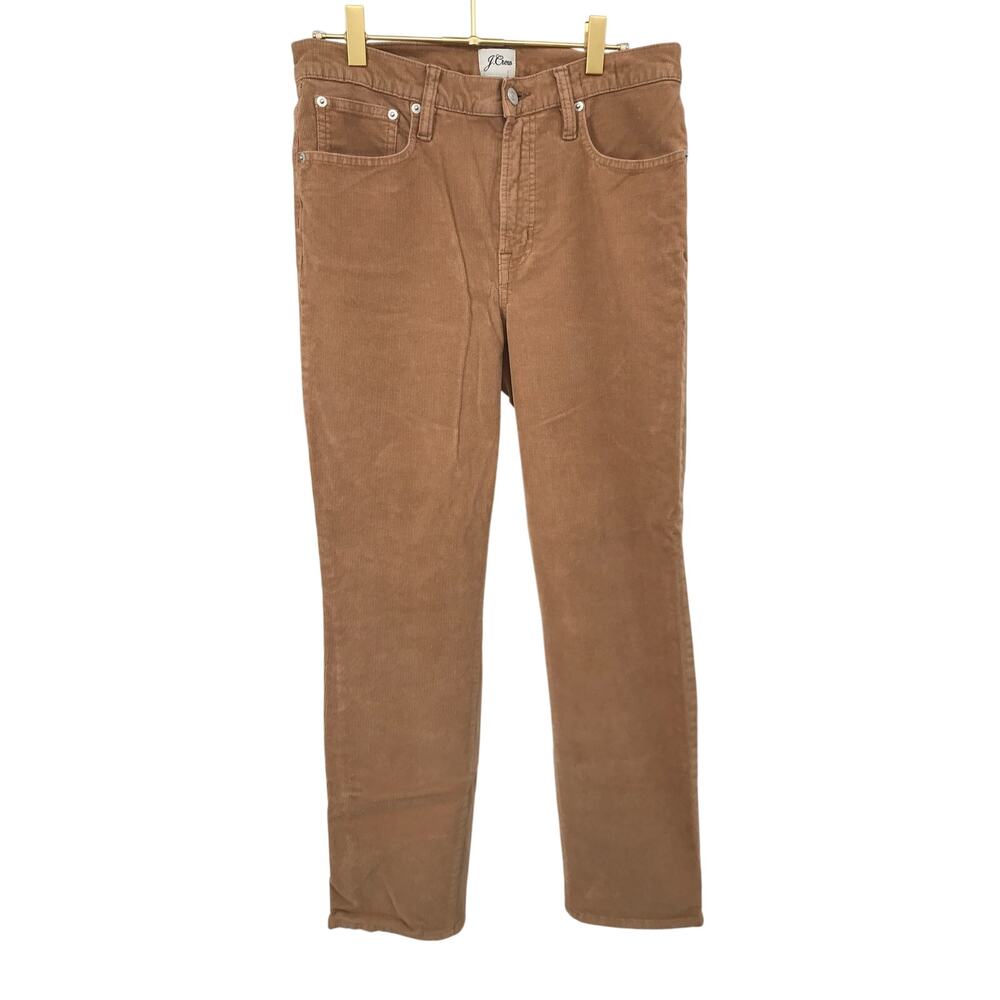 J. Crew Tan Vintage Slim Straight Corduroy Pants Womens 28
